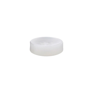 Poly-bouton 4-trous 9mm blanc