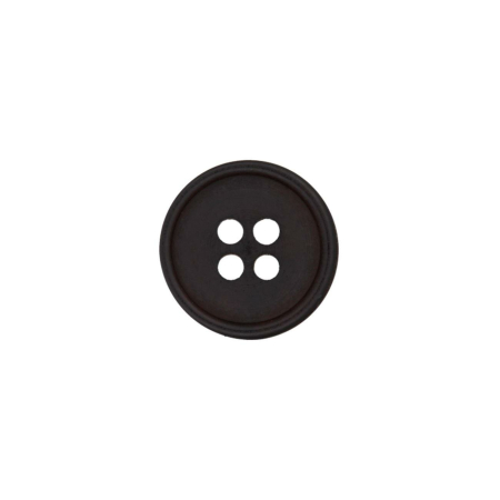 Poly-bouton 4-trous 11mm noir