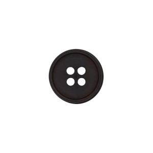 Poly-bouton 4-trous 11mm noir