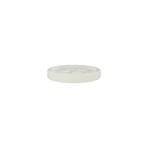 Poly-bouton 4-trous 11mm blanc