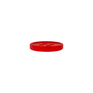 Poly-bouton 4-trous 11mm rouge