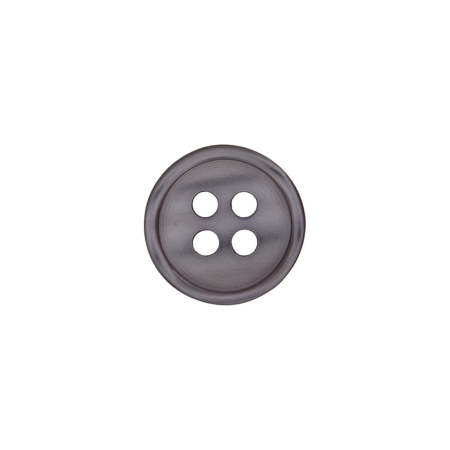 Poly-bouton 4-trous 11mm gris moyen