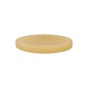 Poly-bouton 2-trous 11mm beige