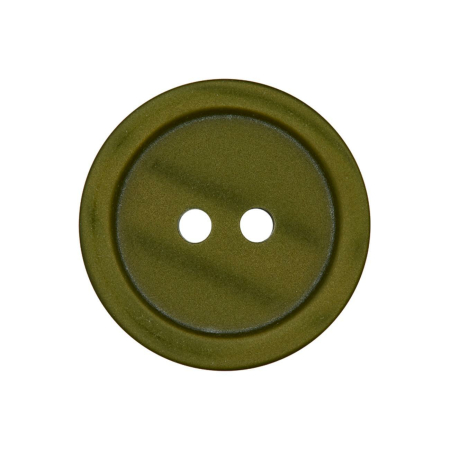 Poly-bouton 2-trous 11mm olive