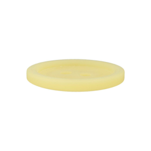 Poly-bouton 2-trous 11mm jaune