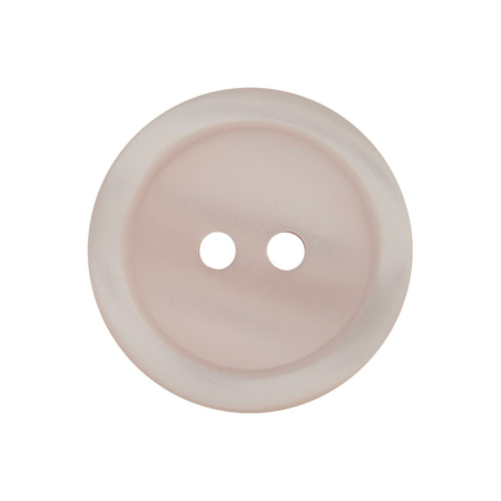 Bouton en poly 2-trous 11mm rose