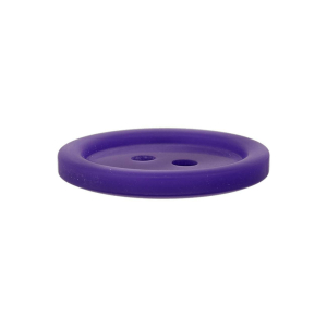 Bouton en poly 2-trous 11mm violet