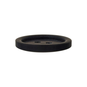 Poly-bouton 2-trous 11mm noir