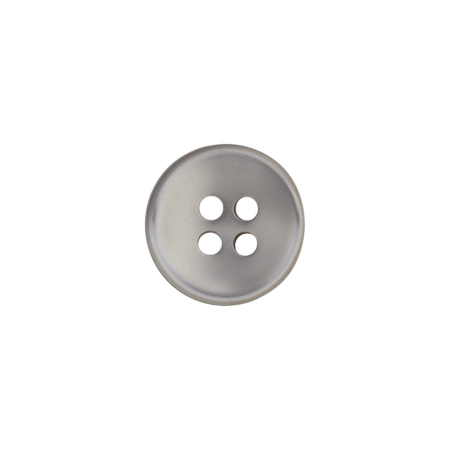 Poly-bouton 4-trous 10mm gris clair