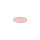 Poly-bouton 2-trous coeur 15mm rose