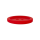 Bouton en poly 2-trous 18mm rouge