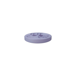 Poly-bouton mouton 2-trous 15mm lilas parme