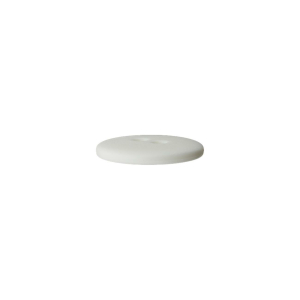 Bouton en poly 2-trous 18mm blanc