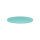 Bouton en poly 2-trous 18mm turquoise