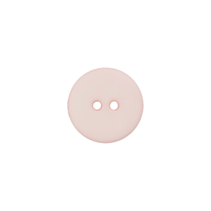 Bouton en poly 2-trous 18mm rose