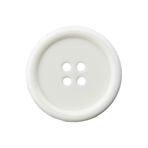 Poly-bouton 4-trous 18mm blanc