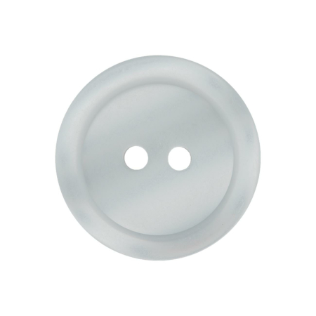 Poly-bouton 2-trous 23mm blanc