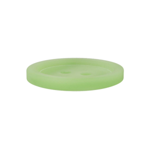 Bouton en poly 2-trous 23mm vert clair