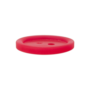 Bouton en poly 2-trous 23mm rose