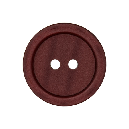 Bouton en poly 2-trous 23mm bordeaux