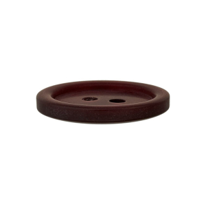 Bouton en poly 2-trous 23mm bordeaux