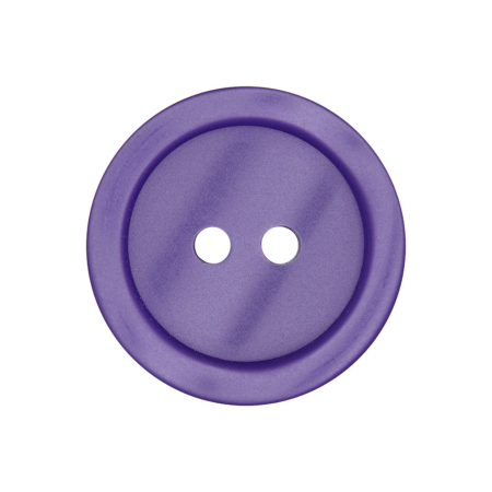 Poly-bouton 2-trous 23mm violet