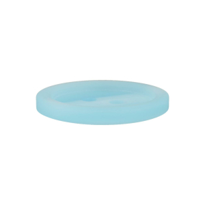 Bouton en poly 2-trous 23mm bleu clair