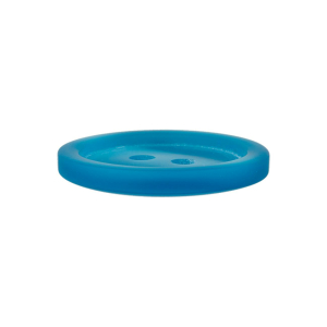 Bouton en poly 2-trous 23mm bleu foncé