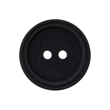 Poly-bouton 2-trous 23mm noir