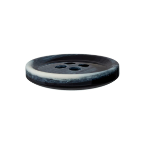 Poly-bouton 4-trous15mm marine