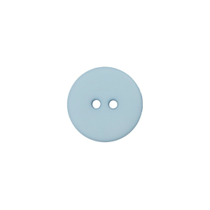 Bouton en poly 2-trous 23mm bleu clair