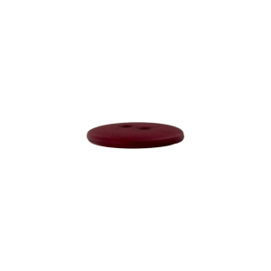 Bouton en poly 2-trous 23mm rouge foncé