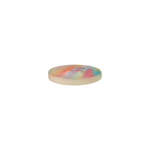 Poly-bouton 4-trous 11mm coloré pastel