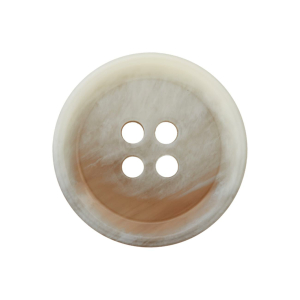 Poly-bouton 4-trous 20mm beige