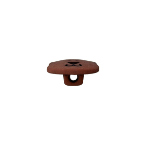 Poly-bouton oeillet ours 15mm clair-marron