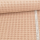 Tissu nicki velours en relief avec pied de poule - beige