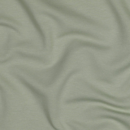 Tissu French Terry été bio Amelie Uni vert pastel