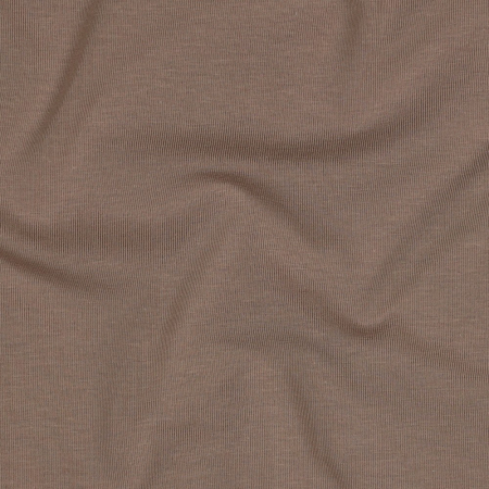 Tissu en jersey de coton biologique Amelie Uni taupe