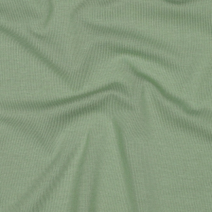 Tissu en jersey de coton biologique Amelie Uni vert menthe