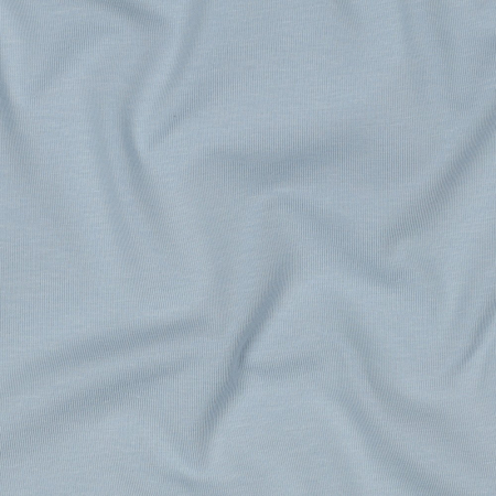 Tissu en jersey de coton biologique Amelie Uni bleu bébé