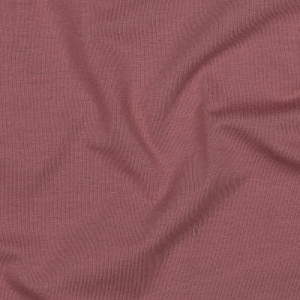 Tissu en jersey de coton biologique Amelie Uni vieux rose