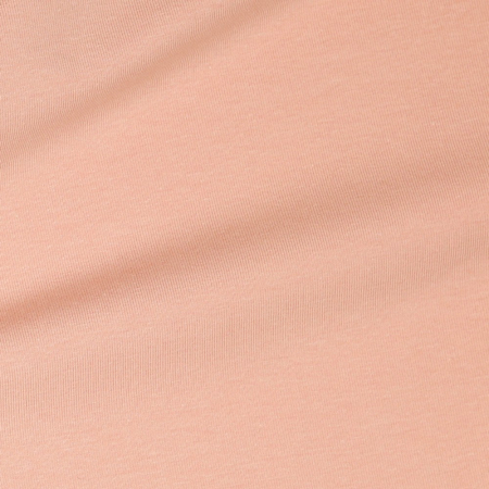 Tissu en jersey de coton biologique Amelie Uni vieux rose