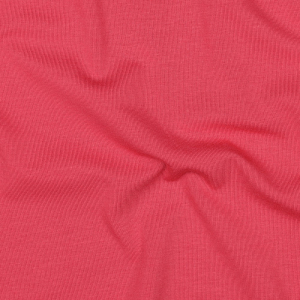 Tissu en jersey de coton biologique Amelie Uni corail...