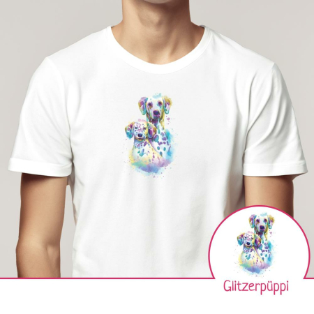 Motif à repasser en exclusivité Glitzerpüppi Amour dalmatien