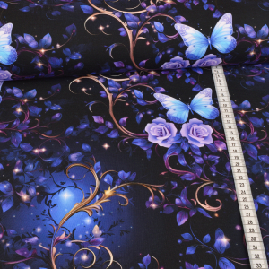 Jersey Mystic Roses and Butterflies - Collection Glitzerpüppi