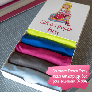 5 x 1m de sweat French Terry! dans la boîte...