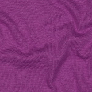 Tissu en bords-côtes bio Amelie Uni violet