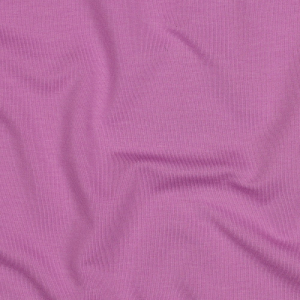 Tissu French Terry été bio Amelie Uni violet clair