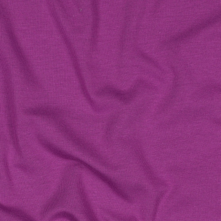 Tissu en jersey de coton biologique Amelie Uni violet