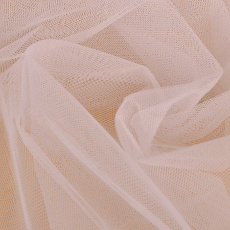 Tissu tulle uni blanc